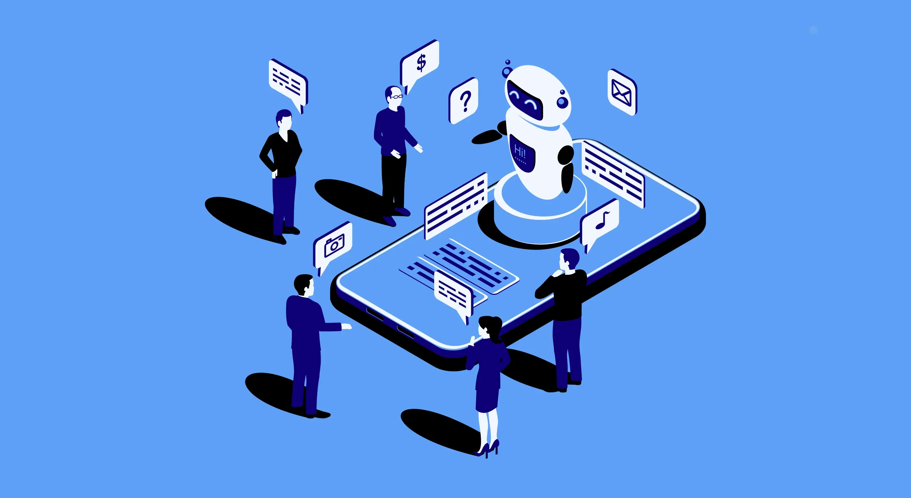 AI chatbot visual