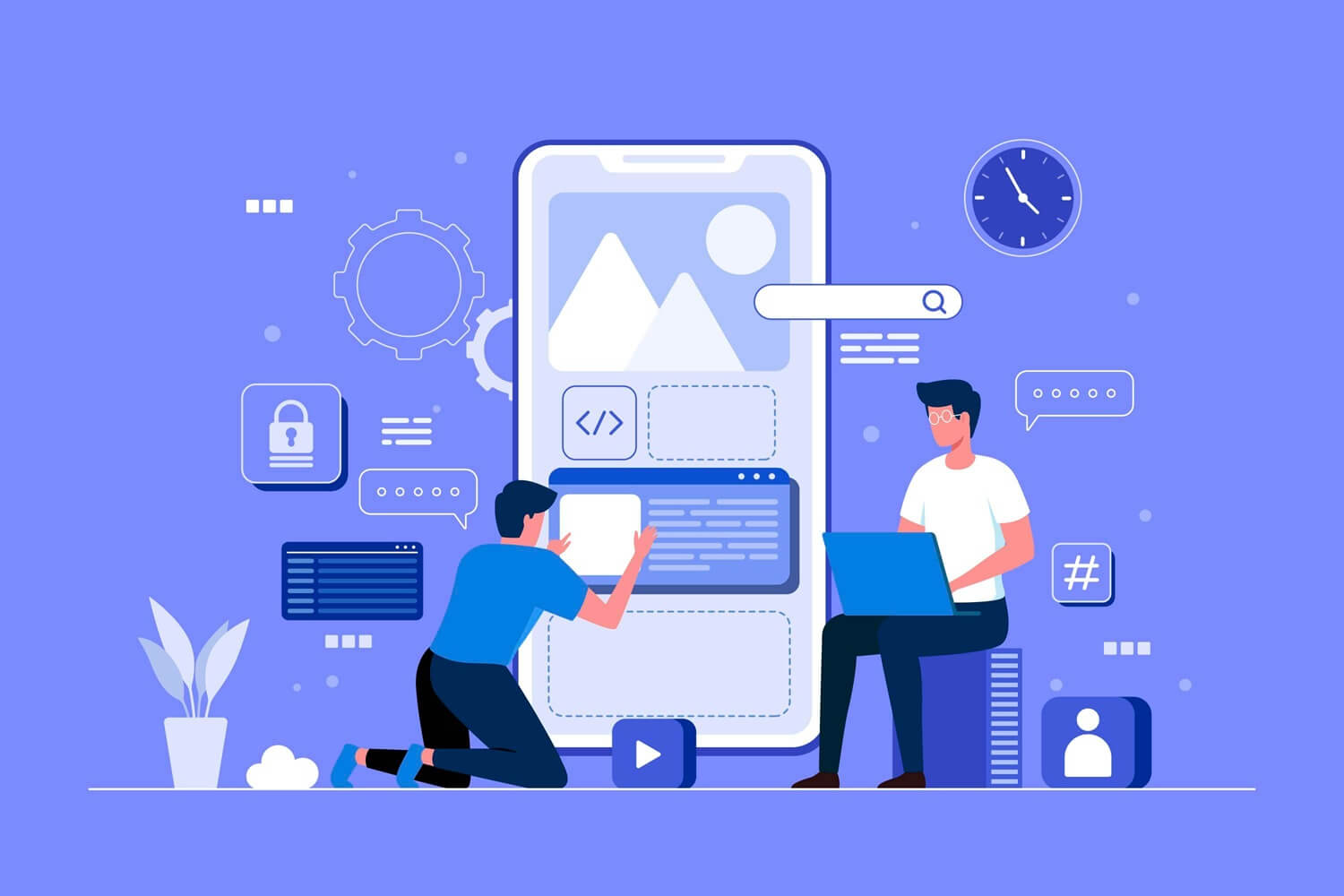 Custom mobile app development preview