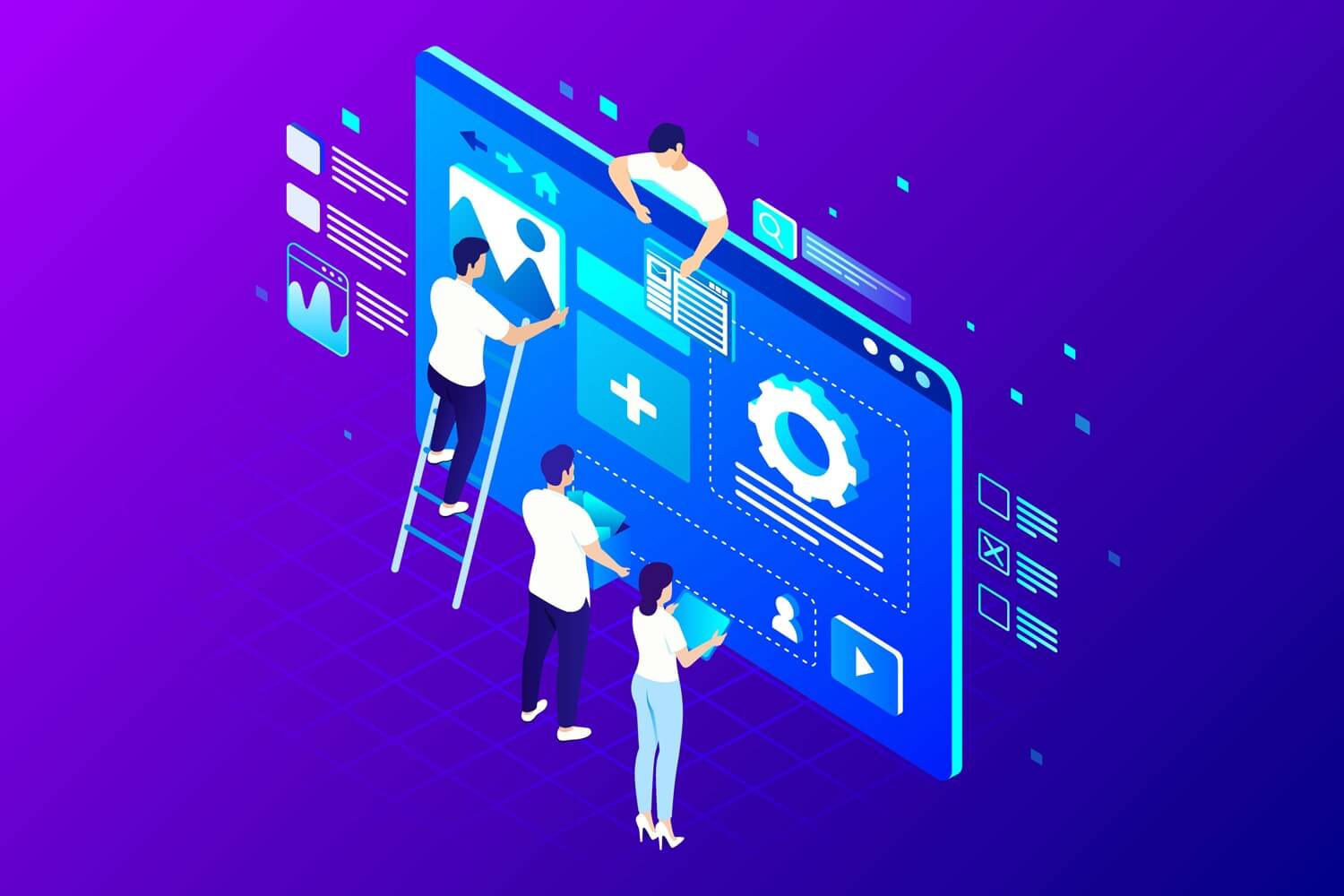 Custom web development preview