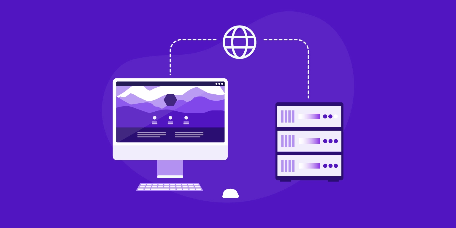 Website hosting visual